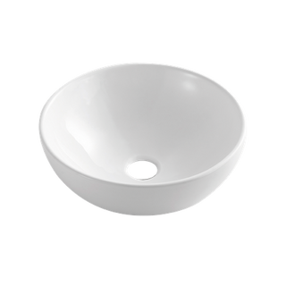 Umywalka nablatowa Tinos marmur czarna biała połysk  Invena