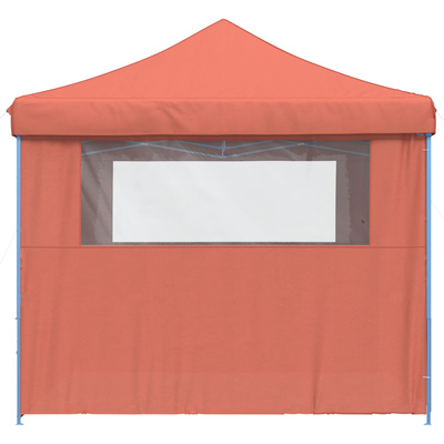 Namiot Imprezowy 292 x 292 x 315 cm terakota Materiał Oxford