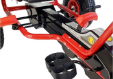 Gokart na Pedały A-18 Pompowane Koła Regulowany Fotel Czerwony