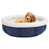 vidaXL Legowisko dla psa, 70x70x26 cm, niebieskie