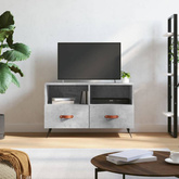 vidaXL Szafka pod TV, szarość betonu, 80x36x50 cm model standard