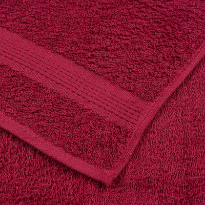 Ręczniki, FROGN, 10 szt., bordowe, 100x200 cm, 360 g/m?