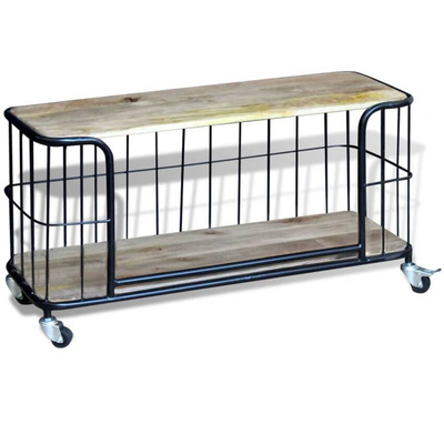 vidaXL Szafka pod TV, drewno mango, 100x40x45 cm