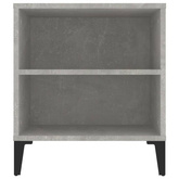 vidaXL Szafka pod TV, szarość betonu, 102x44,5x50 cm