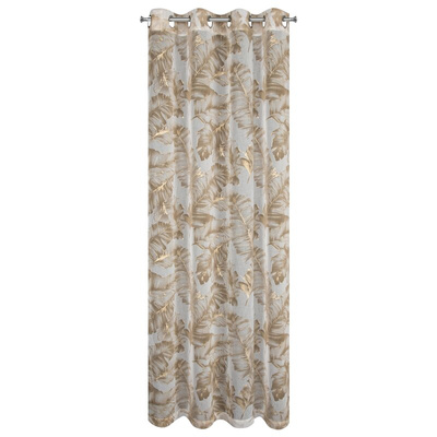 Zasłona Layla beżowa 140x250