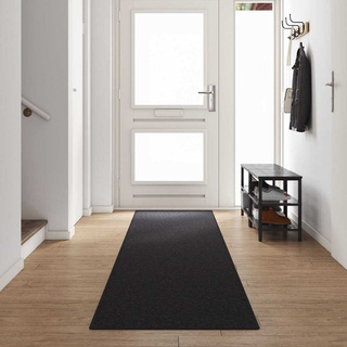 Chodnik dywanowy Antracyt 80 x 500 cm 100% polipropylen