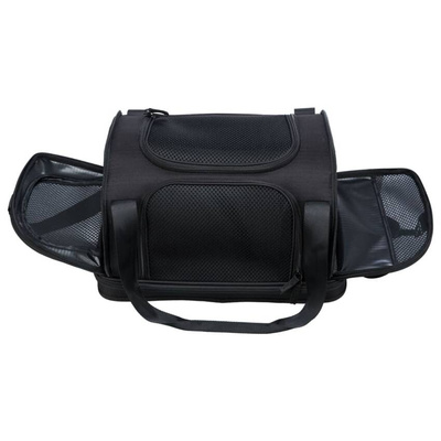 TRIXIE Transporter samolotowy dla psa Fly, 45x28x25 cm, czarny