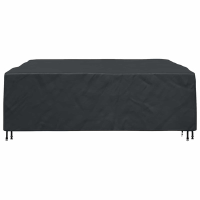 Pokrowiec na meble Gładki Czarny 220 x 220 x 70 cm 420D