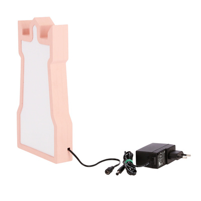 tower lampa stołowa dla dziecka led iq kids różowy
