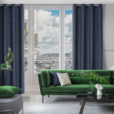 Zasłona Pier granatowa 140x250