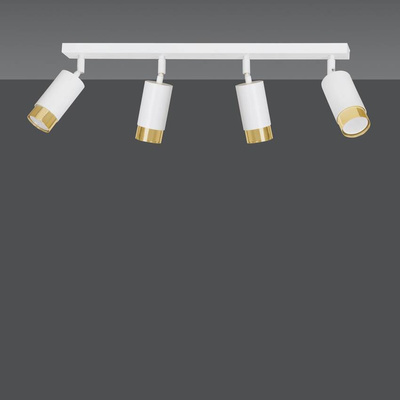 Lampa sufitowa  HIRO 4 WH/GOLD