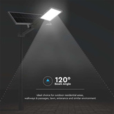 30W Lampa Uliczna LED Solarna /  Bateria: 60AH LiFePO4 / Barwa: 6500K