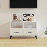 vidaXL Szafka pod TV, biała, wysoki połysk, 80x36x50 cm wariant 6