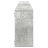 vidaXL Półki ścienne kostki, 4 szt., szarość betonu, 100x15x30 cm
