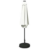 Parasol ogrodowy z oświetleniem LED i podstawą 300 x 300 cm