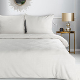 Pościel Flano kremowa 220x200