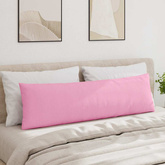 Poduszki na sofę 2 pcs Różowy 145 x 40 cm tkanina