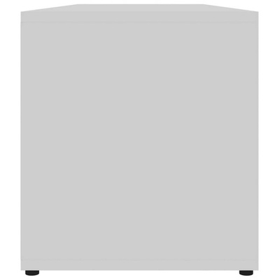 Szafka pod TV, biała, 120x34x37 cm, materiał drewnopochodny vidaXL