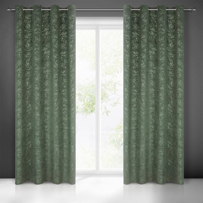 Zasłona Octavia ciemnomiętowa 140x250