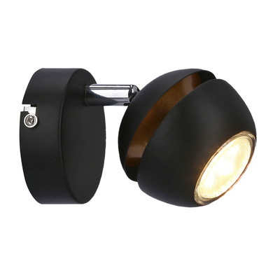 Boni kinkiet 1x3w gu10 led czarny