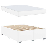 Ramka łóżka Biały 160 x 200 cm PVC