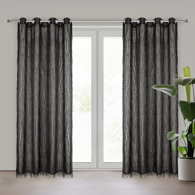 Zasłona Aurora czarna 140x250