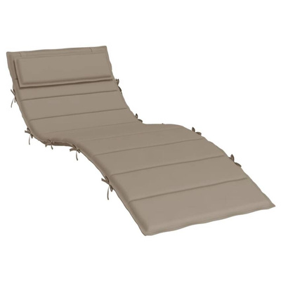 vidaXL Poduszka na leżak, kolor taupe, 180x60x3 cm, tkanina Oxford