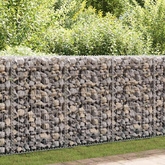 Mur gabionowy z pokrywami, stal galwanizowana, 200x60x100 cm