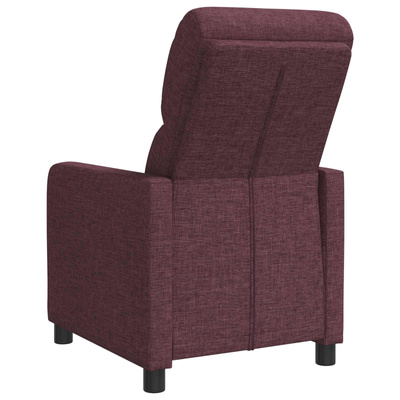 Fotel recliner Fioletowy Poliester