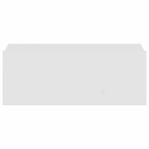 Wiszące szafki nocne, 2 szt., białe, wysoki połysk, 40x30x15 cm