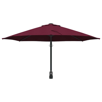 Parasolka ogrodowa Bordeaux Czerwony 248 x 248 x 148 cm