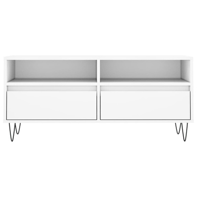 Szafka pod TV, biała, 100x34,5x44,5 cm, materiał drewnopochodny vidaXL