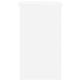 Biurko, białe, 90x45x76 cm, materiał drewnopochodny