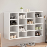 Szafka na buty Biały 103 x 30 x 67 cm Materiał drewnopochodny