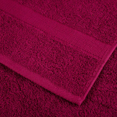 Ręczniki premium, SOLUND 10 szt., bordowe, 100x200 cm, 600 g/m?