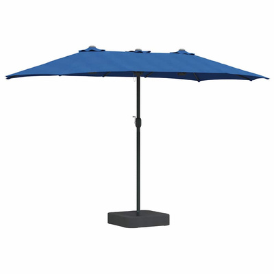 Parasolka ogrodowa 385 x 209 x 244 cm Poliester i Stal