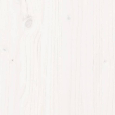 vidaXL Leżak, biały, 205x110x31,5 cm, lite drewno sosnowe
