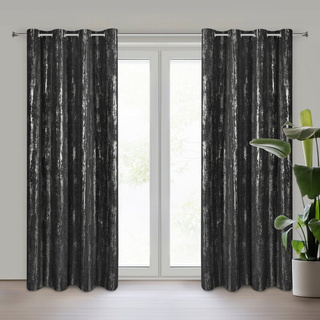 Zasłona Libi czarna 140x250