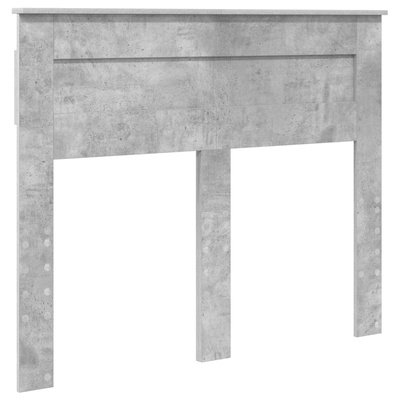Ramka łóżka Betonowy szary 120 x 190 cm Drewno inżynieryjne
