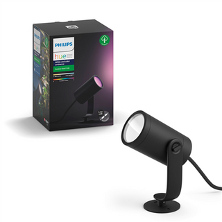 Philips Hue lampa zewnetrzna punktowa czarna Lily 8W White and color ambiance 1741530P7