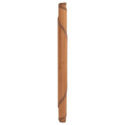 vidaXL Dywan okrągły, brązowy, 60 cm, bambusowy