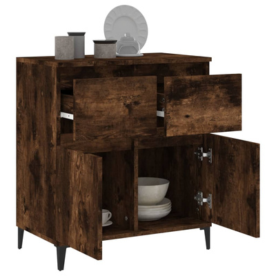 vidaXL Komoda, przydymiony dąb, 60x35x70 cm, materiał drewnopochodny model standard