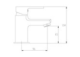 Bateria umywalkowa Verso chrom  Invena