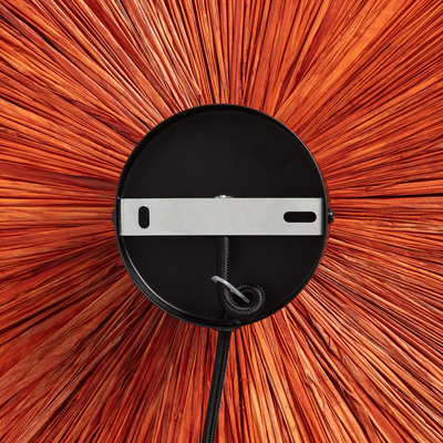 Kinkiet Boho Brąz 35cm E27 Talerz Abruzzo Kinto