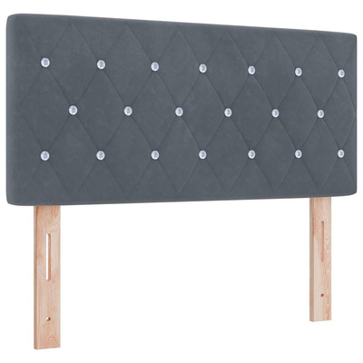 Zagłówek Ciemnoszary 90 cm Aksamit