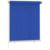 vidaXL Roleta zewnętrzna, 120x140 cm, niebieska, HDPE
