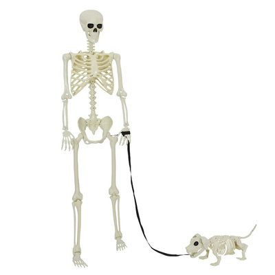 Dekoracja Halloween Szkielet 2 pcs Biały polipropylen