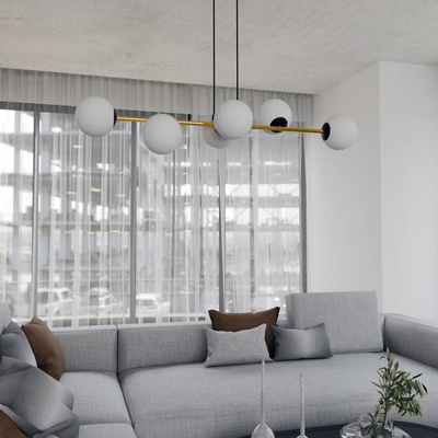 Lampa wisząca GRAVITY 6 BL OPAL