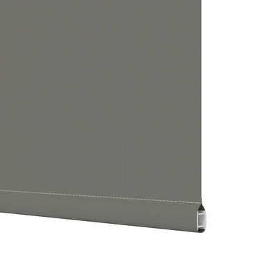 Roleta zaciemniająca szara 50x230 cm Szerokość tkaniny 45,7 cm