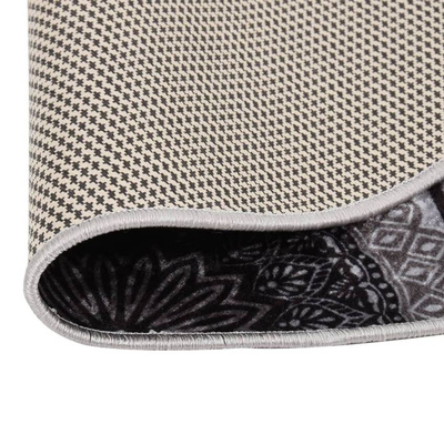 vidaXL Dywan z możliwością prania, 120 cm, kolorowy, antypoślizgowy